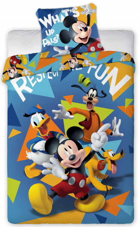 Picture of 8096 DISNEY MICKEY DOUBLE FACE BED SET DUVET AND PILLOW CASE